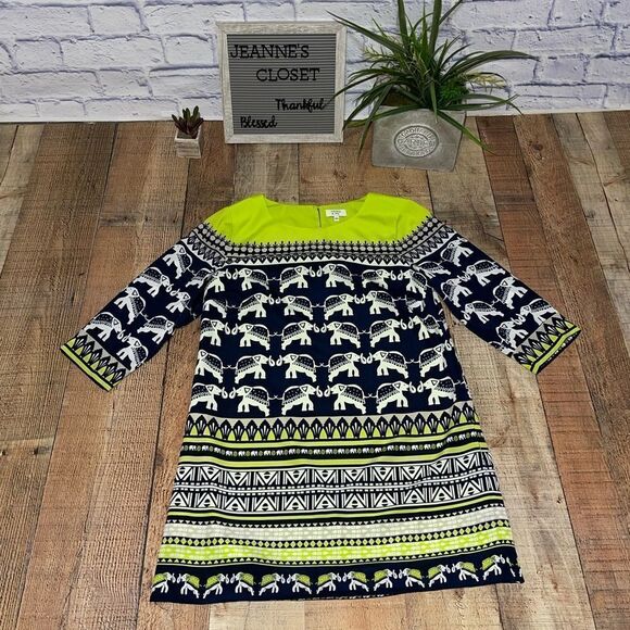 Elephant Pattern Crown & Ivy dress - Picture 4 of 12